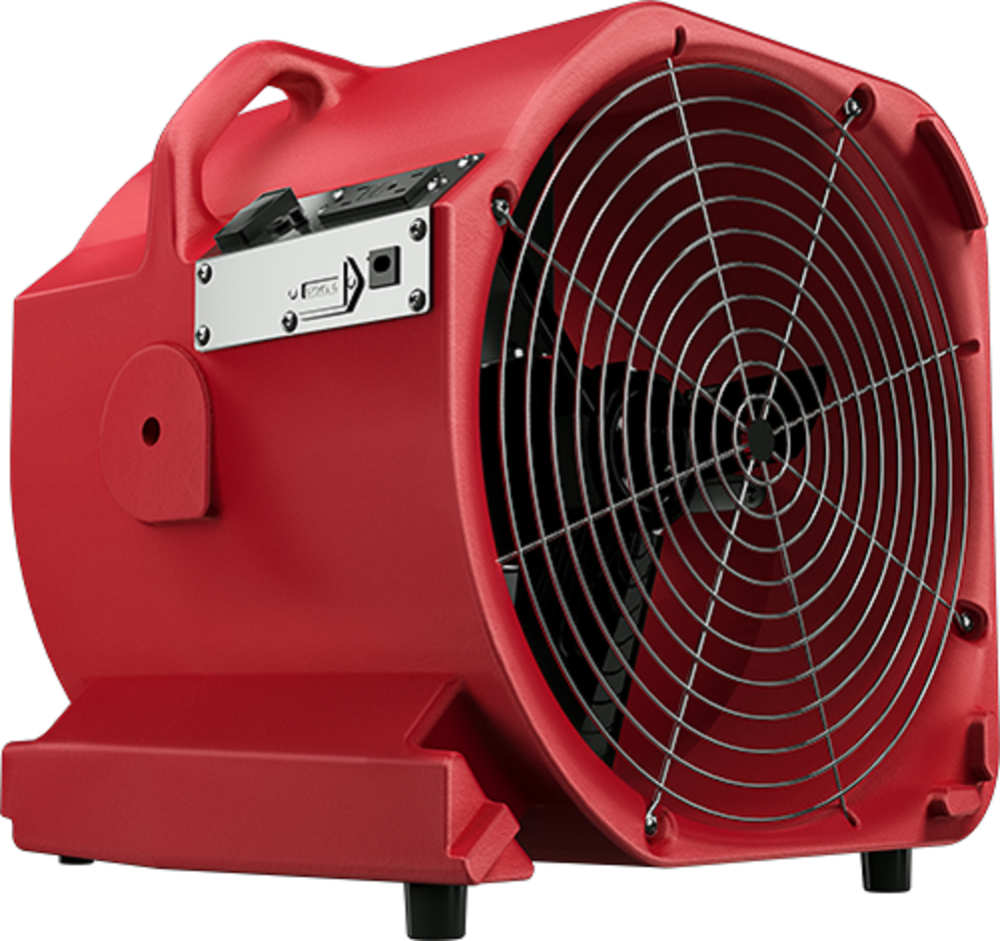 Phoenix Restoration Equipment FOCUS Axial Air Mover – Red - Flockneti