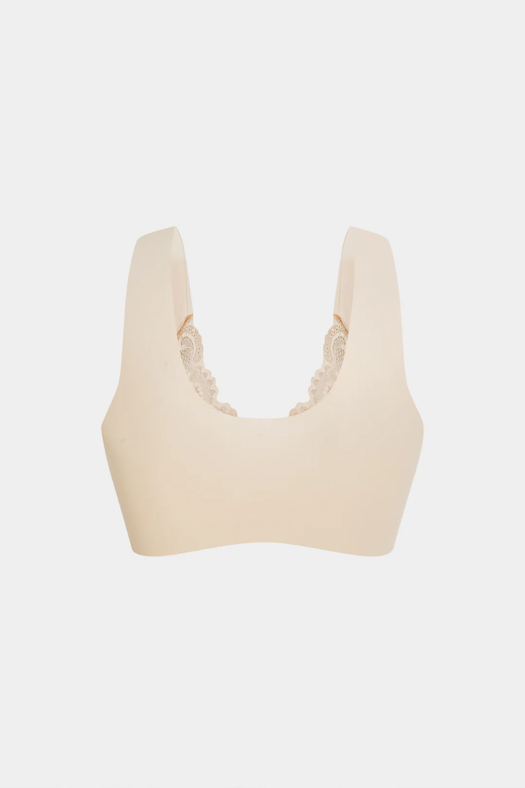 Lace Trim Brassiere - Flockneti