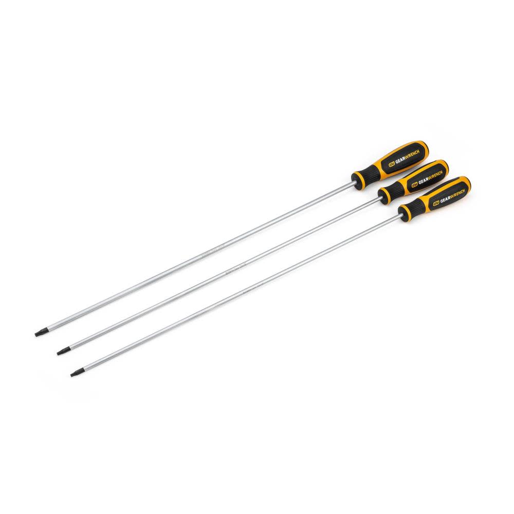 GEARWRENCH 3 Pc Torx Dual Material Screwdriver Set - Flockneti