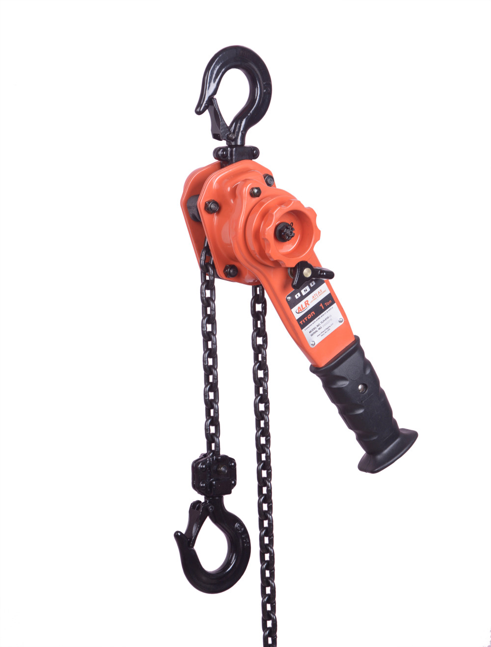 Atlas Lifting and Rigging Titan Lever Hoist 1 Ton 2200 lbs 20′ Chain - Flockneti