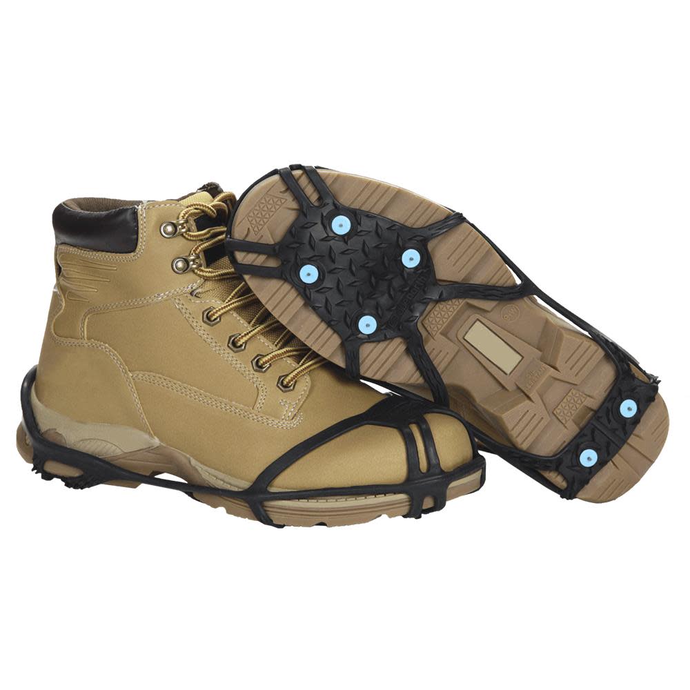 Due North Light Industrial Over Shoe Slip Resistant Traction Footwear with Grip Carbide Spikes L/XL - Flockneti