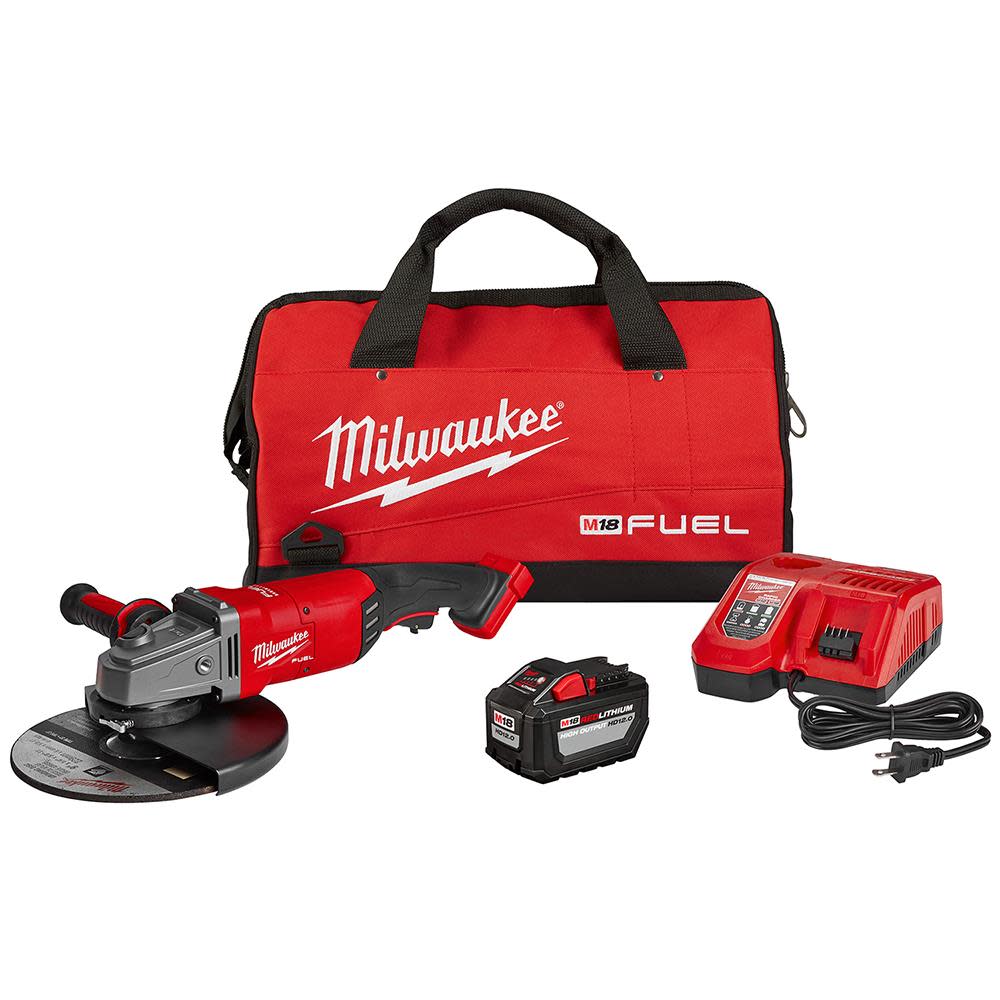 Milwaukee M18 FUEL 7 in. / 9 in. Large Angle Grinder Kit - Flockneti