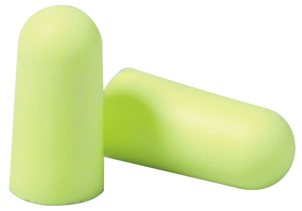3M E-A-Rsoft Yellow Neons Earplugs 312-1250 Uncorded Poly Bag - Flockneti