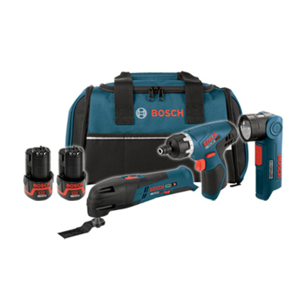 Bosch 12 V Max 3 Tool Combo Kit - Flockneti