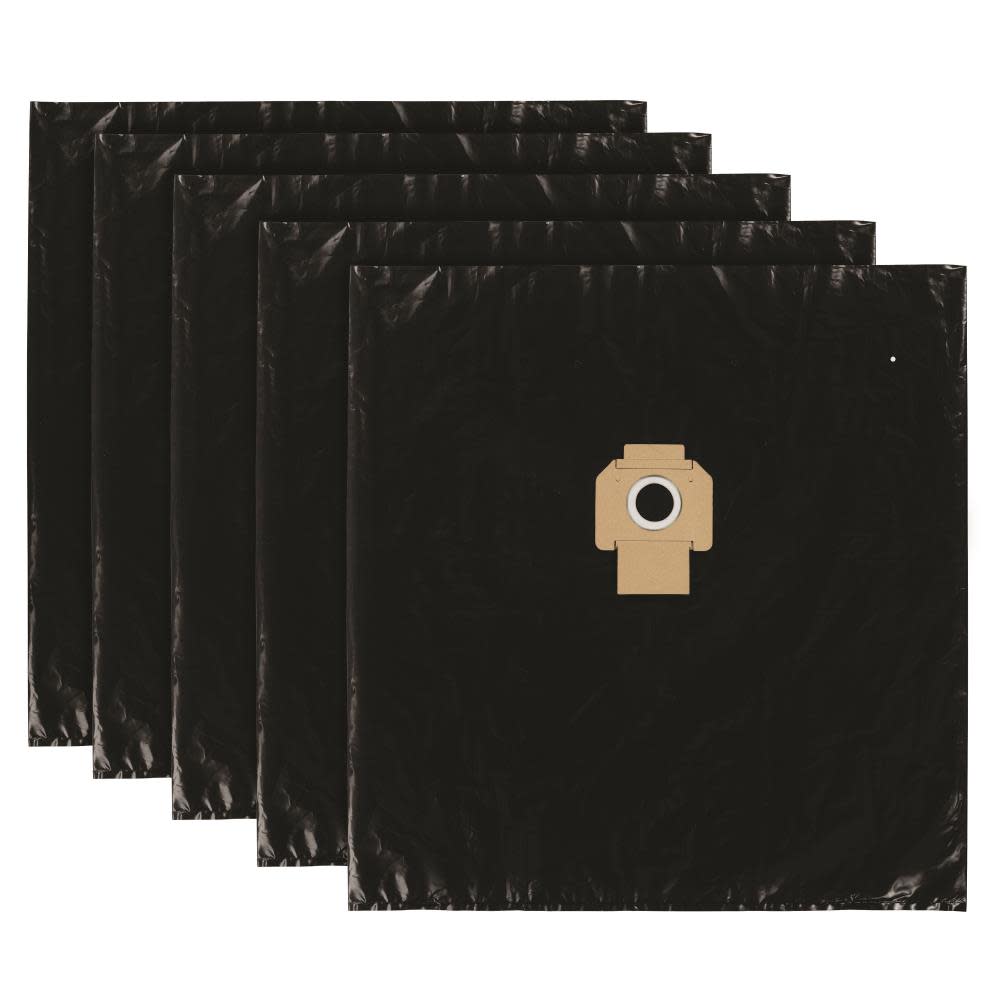 DEWALT Disposable Plastic Liner for Dust Extractors 5 pack - Flockneti