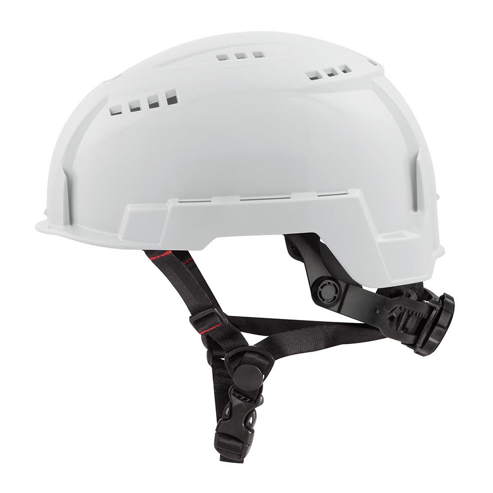 Milwaukee White Vented Helmet with BOLT Class C - Flockneti