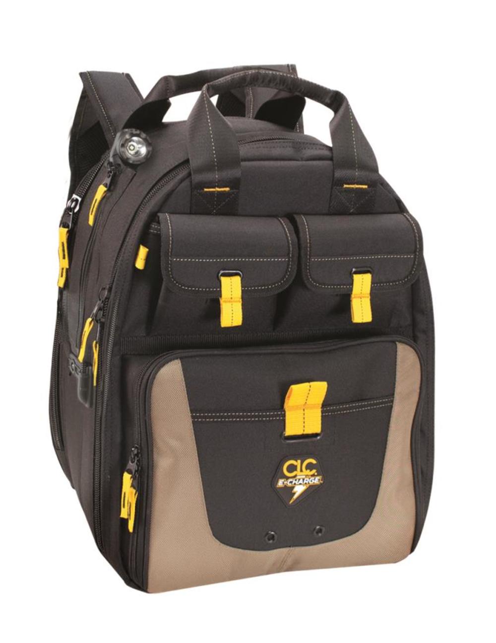 CLC 36 Pocket E-Charge Lighted USB Charging Tool Backpack - Flockneti