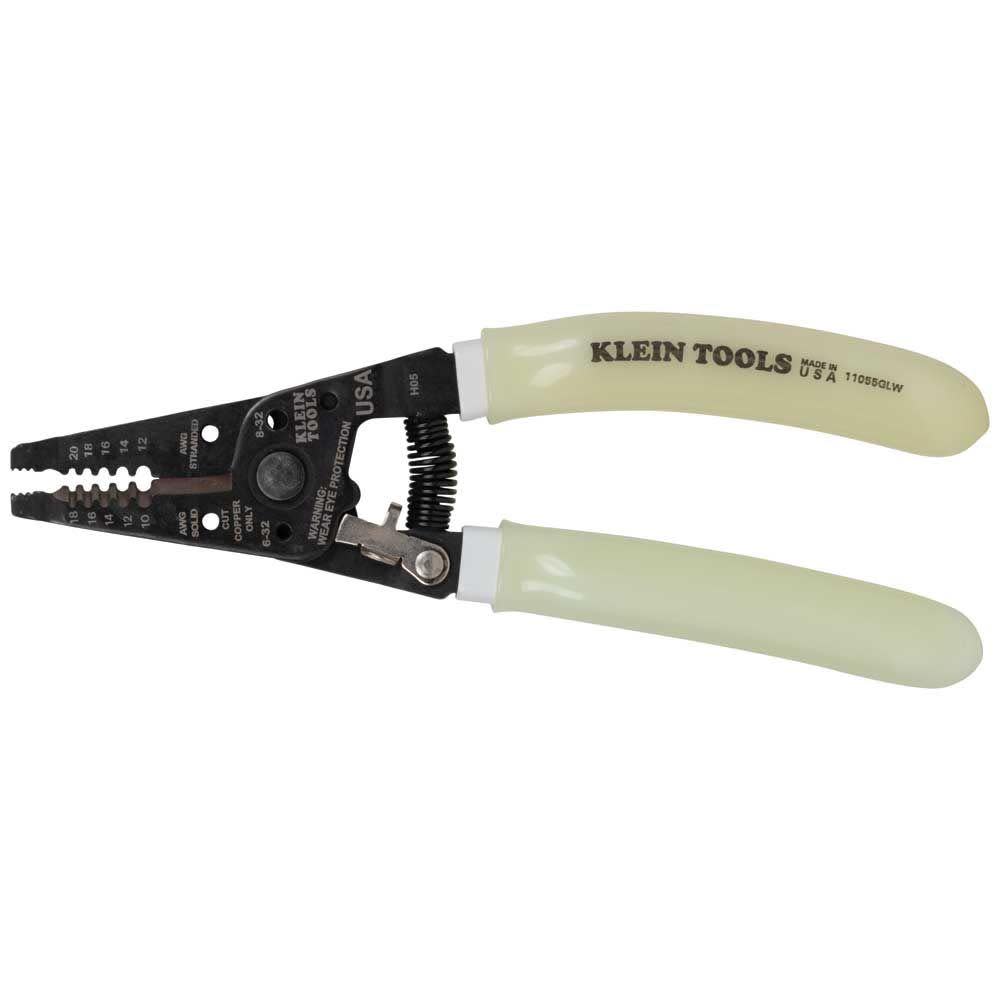 Klein Tools Wire Stripper with Glow Grips - Flockneti