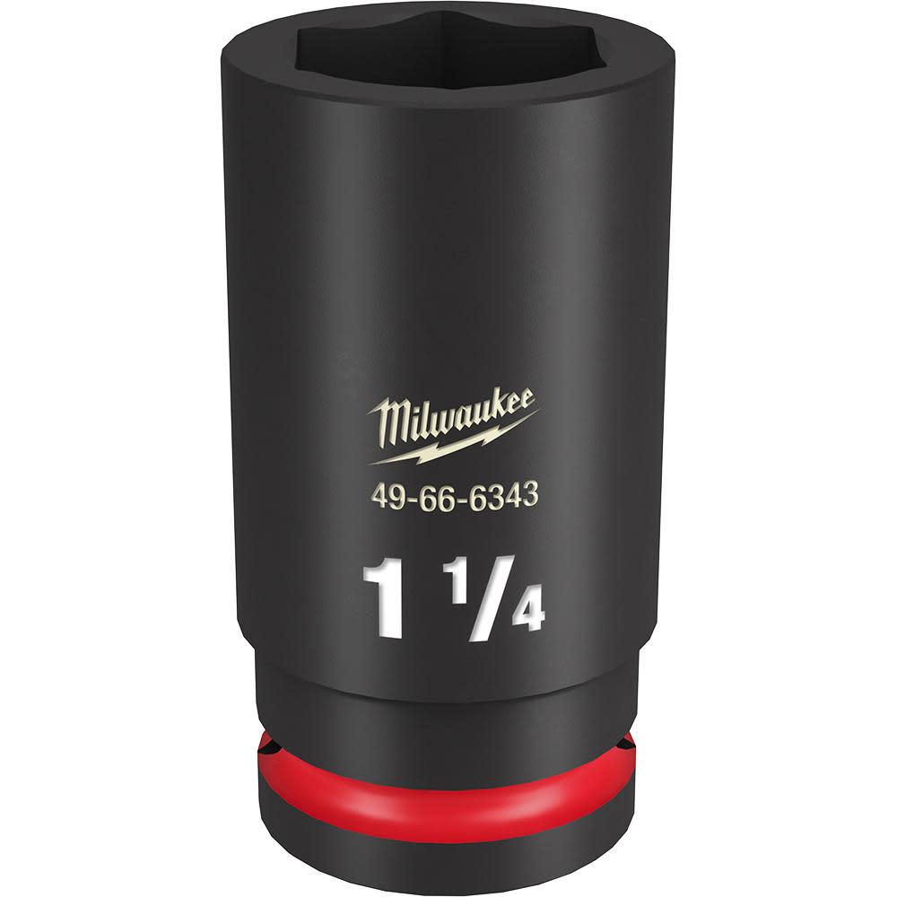Milwaukee Impact Socket 3/4″ Drive 1 1/4″ Deep 6 Point - Flockneti