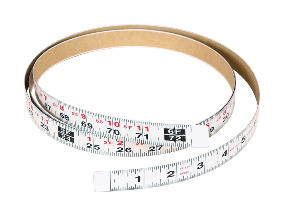 Delta Adhesive-Backed Measuring Tape 6-ft - Flockneti