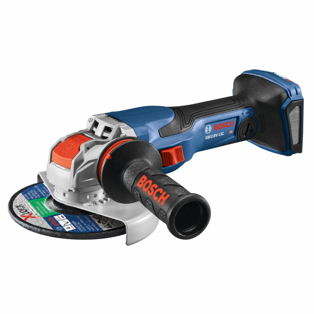 Bosch PROFACTOR Angle Grinder 5-6″ Slide Switch Bare Tool - Flockneti