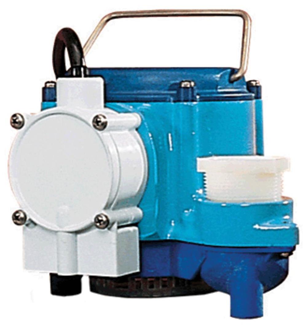 Little Giant Pump 6-CIA Automatic Submersible Sump Pump. 1/3HP 110V 10 Ft Cord 1-1/4/1-1/2 In Discharge - Flockneti