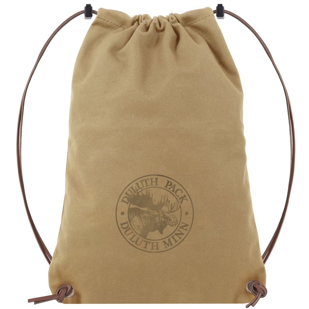Duluth Pack Drawstring Backpack – Khaki - Flockneti