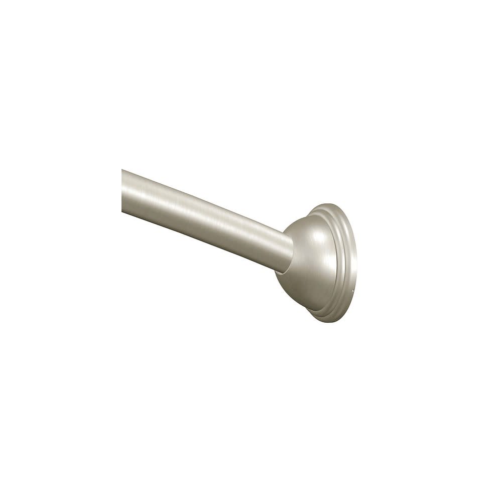 Moen Shower Rod Brushed Nickel 72″ Adjustable Curved - Flockneti