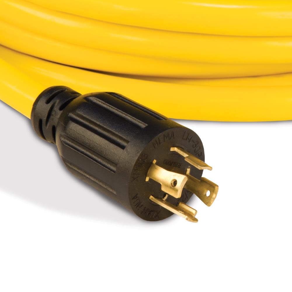 Champion Power Equipment 3-Foot 30-Amp 125/250-Volt Generator Y-Adapter (L14-30P to two 5-20R) - Flockneti