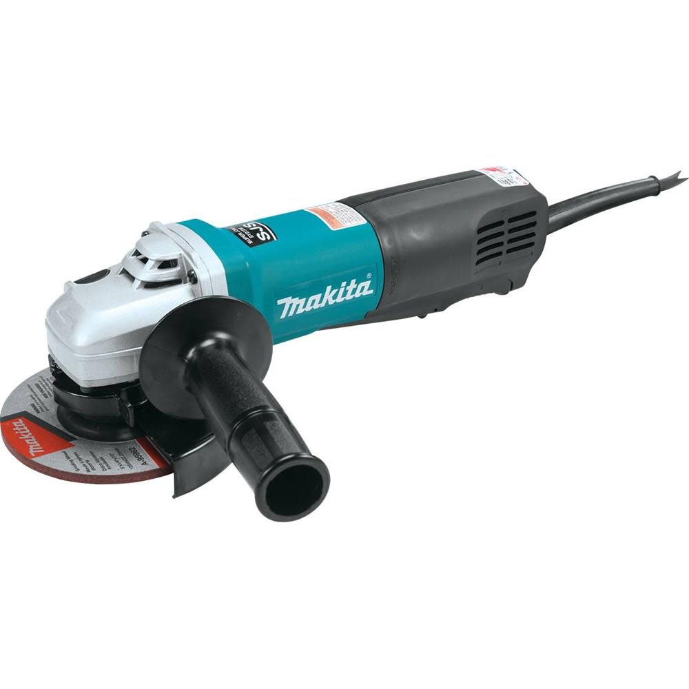 Makita 5 in. SJS High-Power Paddle Switch Angle Grinder - Flockneti