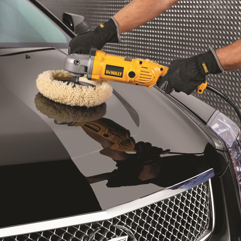 DEWALT 7-in/9-in Variable Speed Polisher - Flockneti