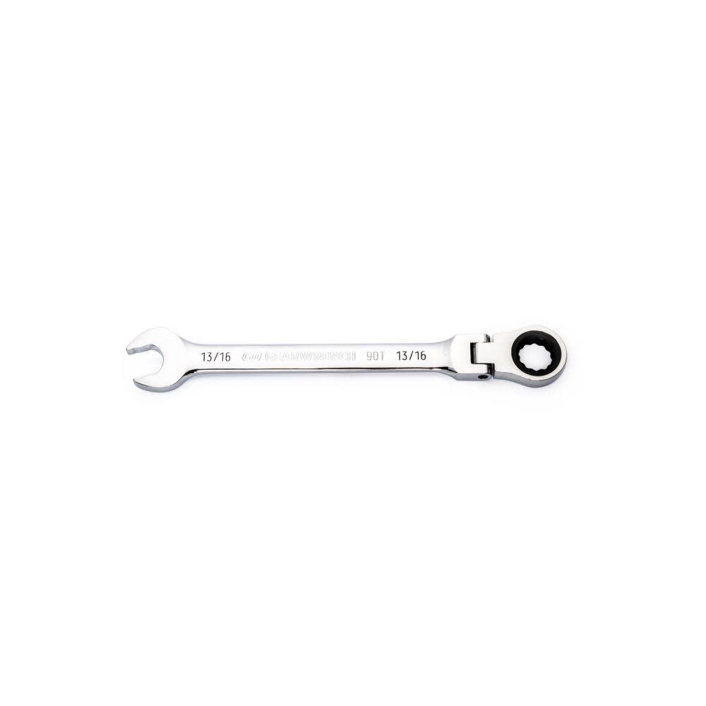 GEARWRENCH 13/16″ 90T 12 Point Flex Head Ratcheting Combination Wrench - Flockneti