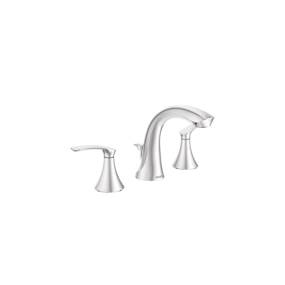 Moen Darcy Bathroom Lavatory Faucet Chrome 2 Handle High Arc - Flockneti