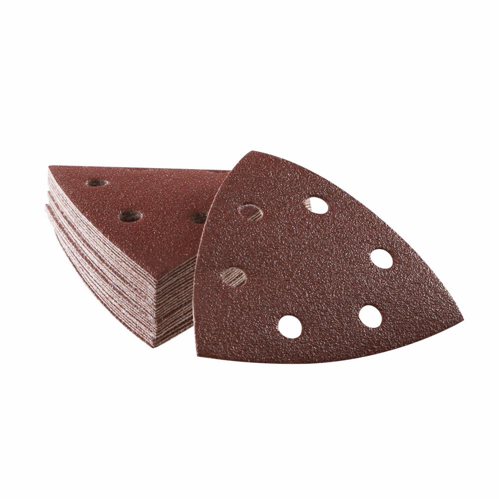 Bosch 3 3/4″ 80 Grit Detail Sanding Sheets for Wood 25pc - Flockneti