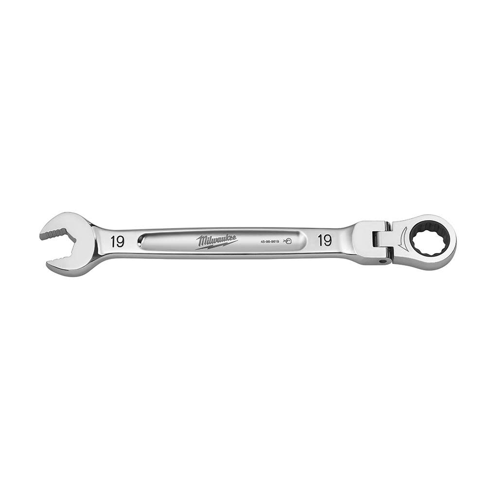 Milwaukee Combination Wrench Flex Head Ratcheting 19mm - Flockneti