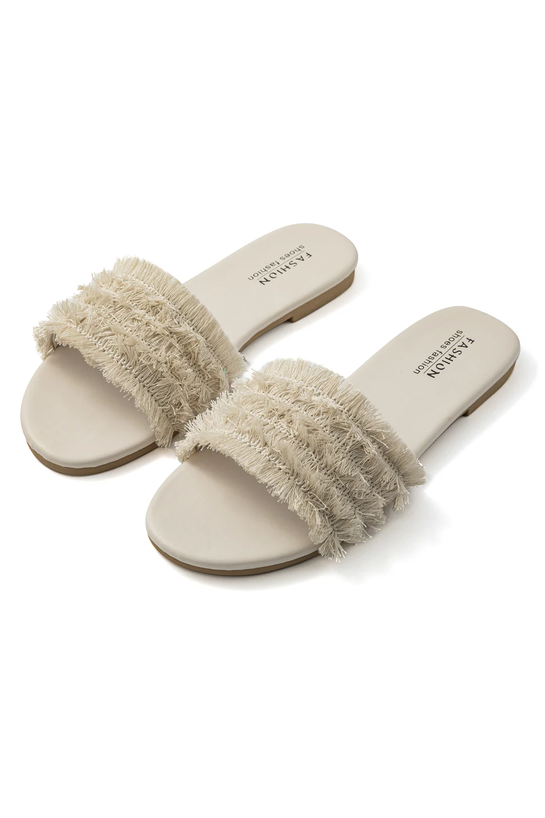 Fringe Toe Slippers - Flockneti