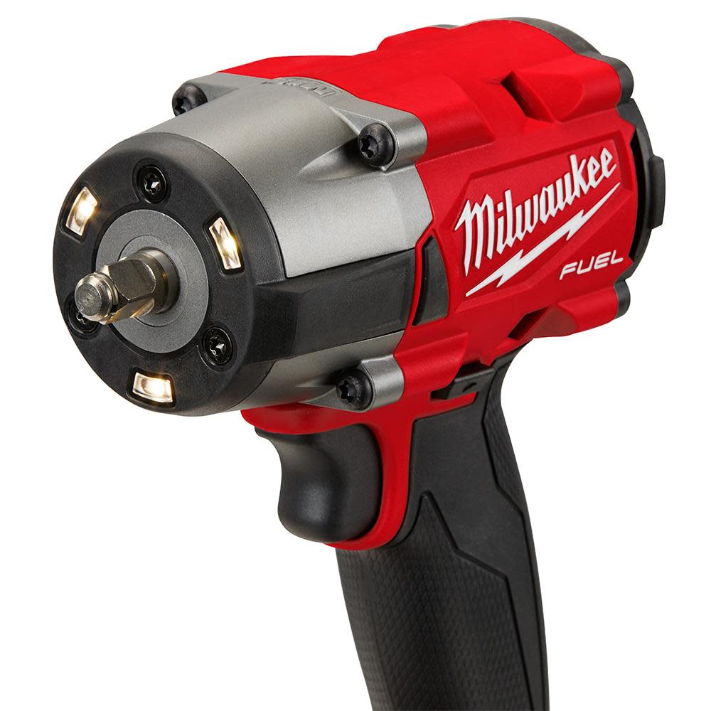 Milwaukee M18 FUEL 3/8 Impact Wrench Bare Tool & 3/8″ Impact Socket Drive Deep 8pc Bundle - Flockneti