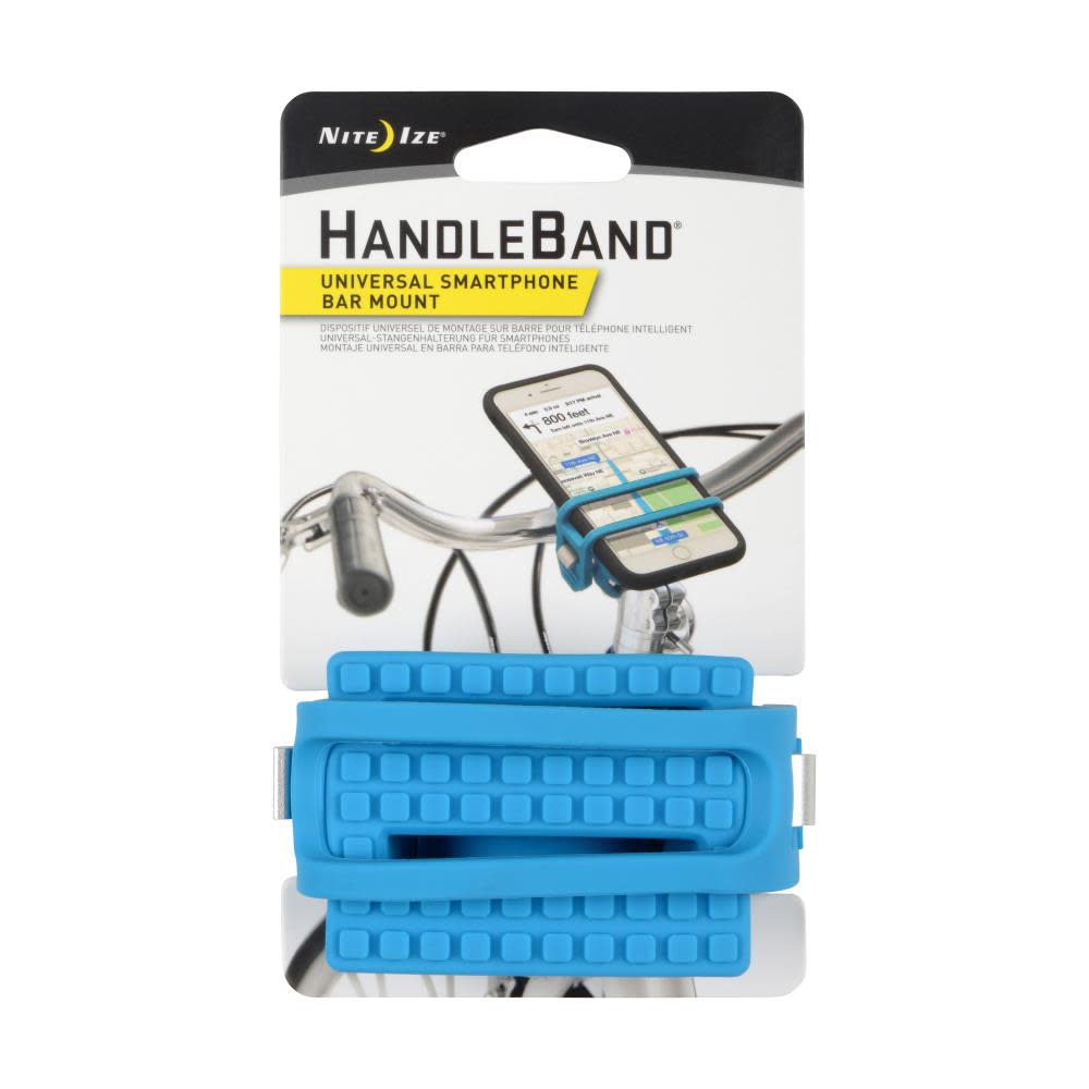 Nite Ize HandleBand Universal Smartphone Bar Mount – Bright Blue – HDB2-38-R3 - Flockneti