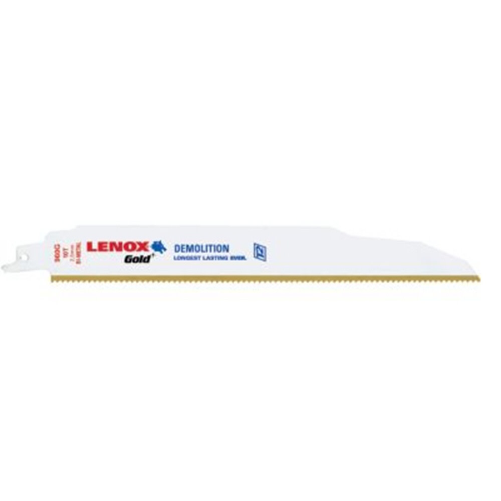 Lenox 9 In. x 7/8 In. x .062 10T Gold Demolition Reciprocating Saw Blade 5 pk. - Flockneti