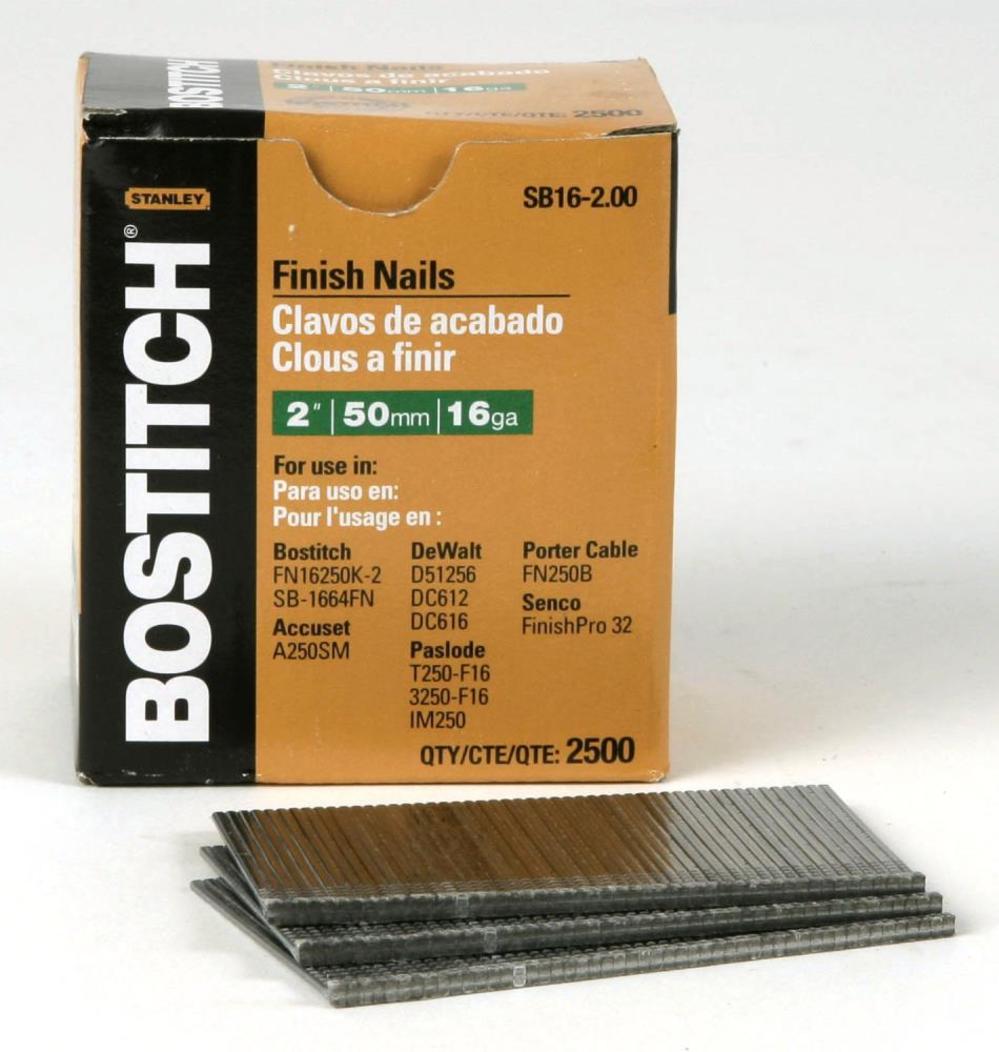 Bostitch 2 In. 16 Gauge Finish Nail - Flockneti