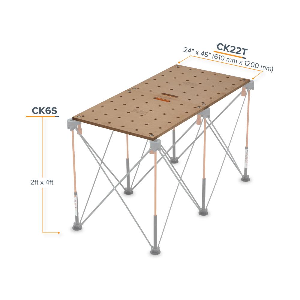 Bora Portamate Centipede 4′ x 6′ Unit with Table Top 3pk and Carry Bag 3pk Bundle - Flockneti