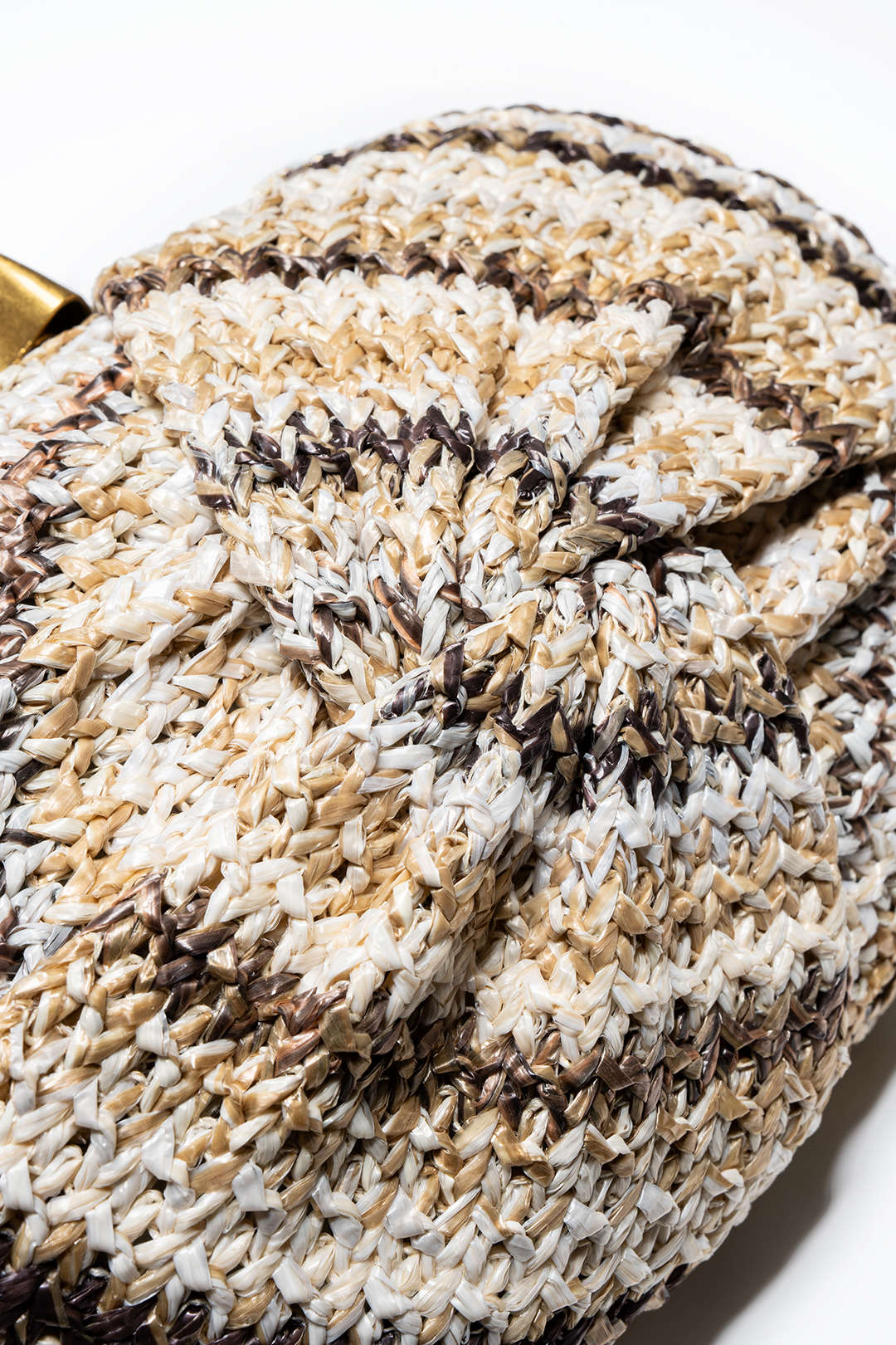 Woven Oval Tote Bag - Flockneti