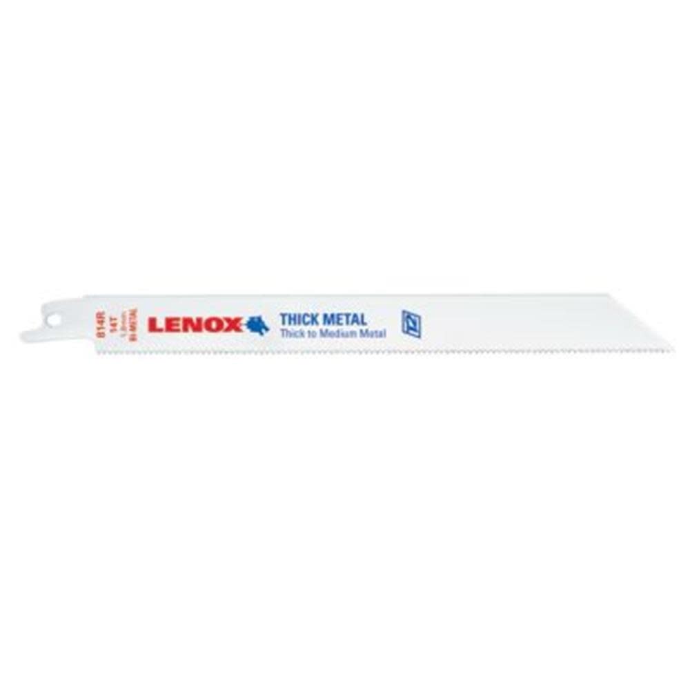Lenox 5-Pack 8-in 14-TPI Bi-Metal Reciprocating Saw Blades - Flockneti