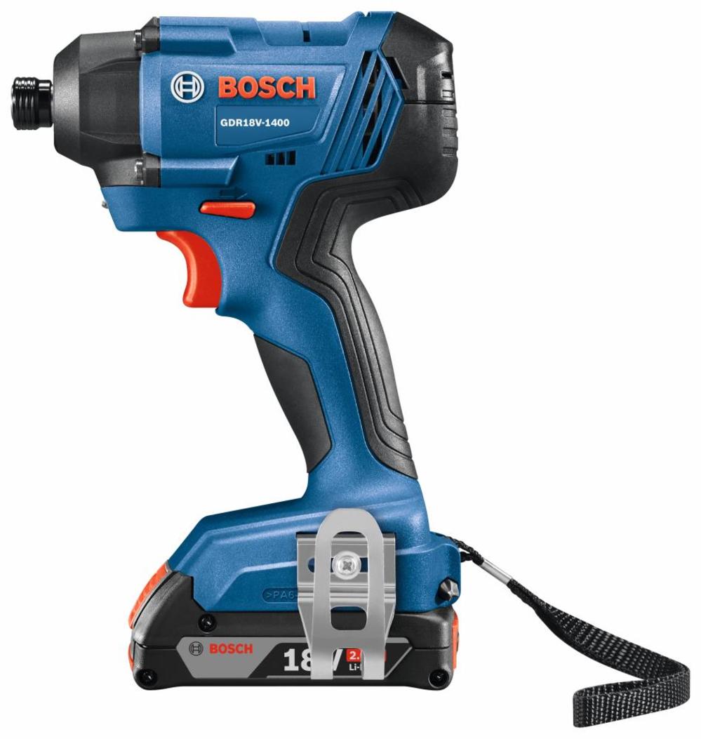 Bosch 18V 1/4″ Hex Impact Driver Kit - Flockneti