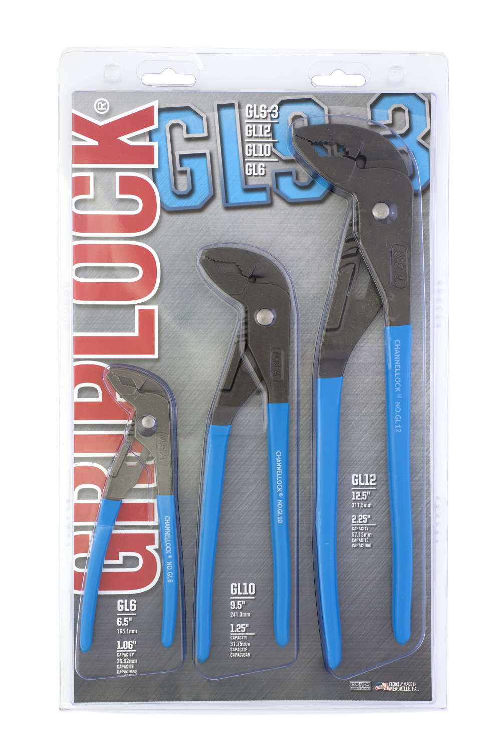 Channellock Tongue & Groove Plier Set 3pc - Flockneti