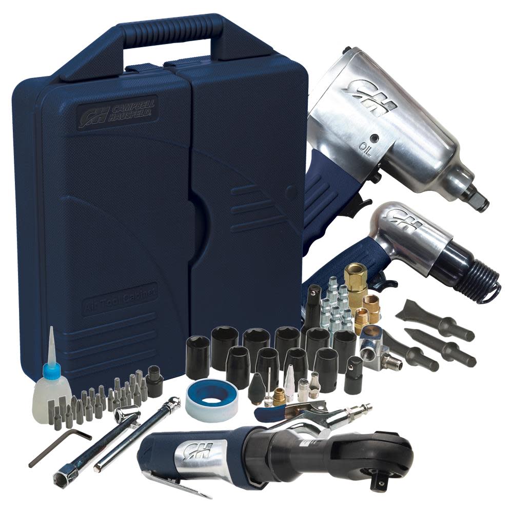 Campbell Hausfeld 62 Piece Air Tool Kit - Flockneti