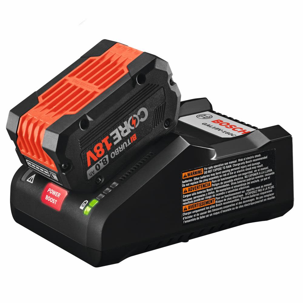 Bosch 18V Connected-Ready Lithium-Ion 16 Amp Battery Turbo Charger with Power Boost GAL18V-160C - Flockneti