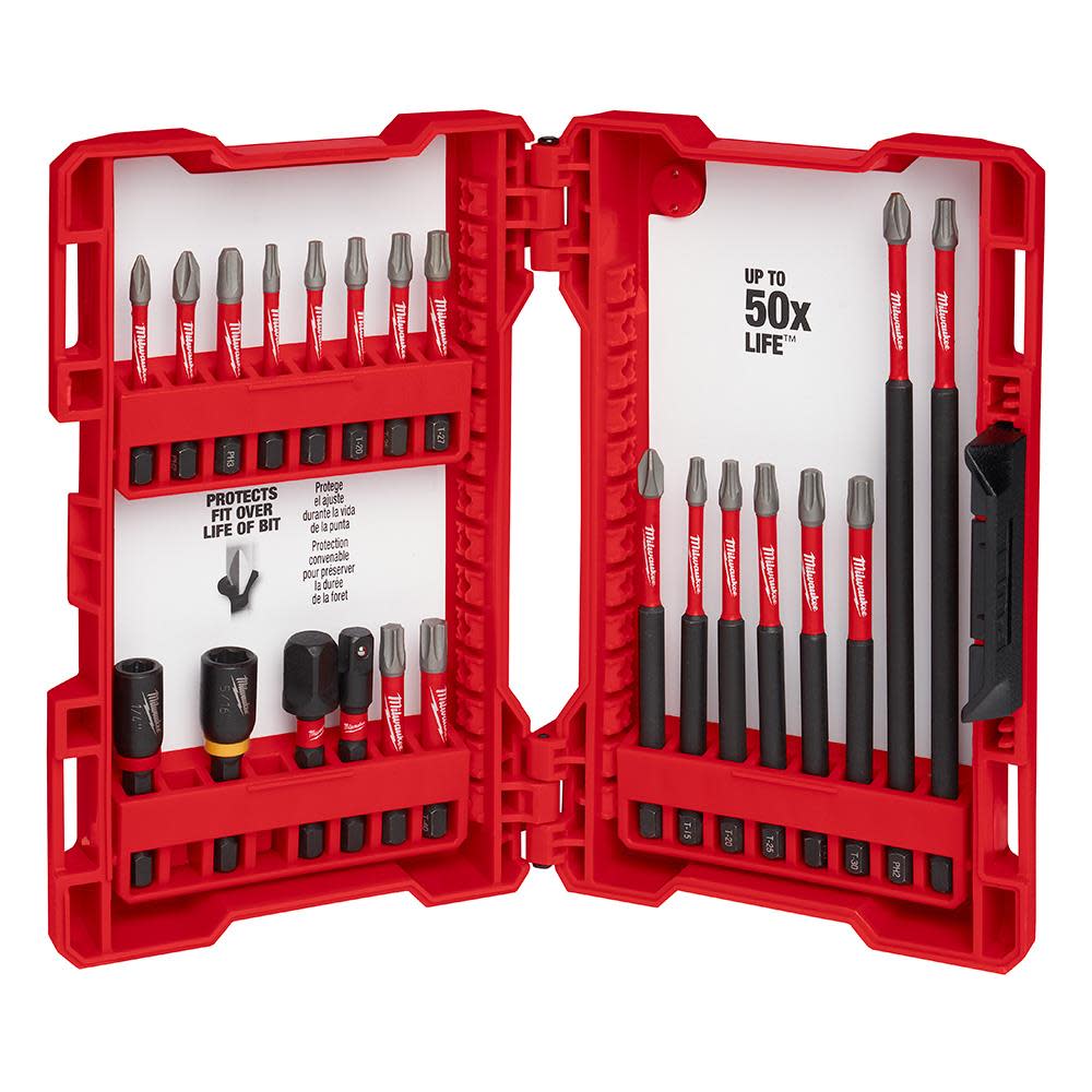 Milwaukee SHOCKWAVE 22-Piece Impact Duty Drill and Drive Set - Flockneti