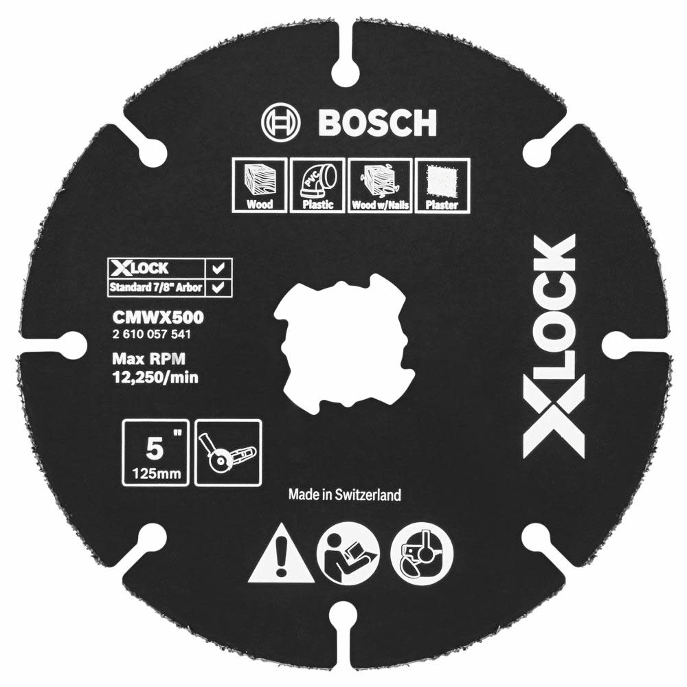 Bosch X LOCK Carbide Multi Wheel 5″ - Flockneti