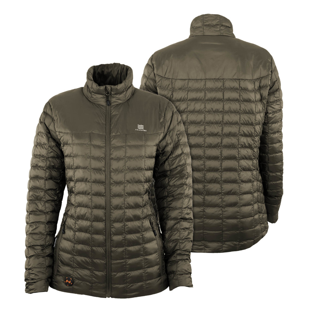 Mobile Warming Backcountry Jacket Womens 7.4V Morel Medium - Flockneti