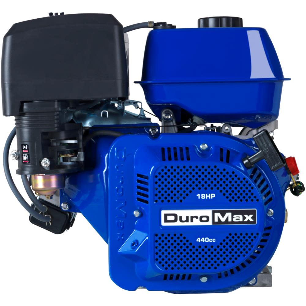 Duromax Engine 440cc Gas 1″ Shaft Recoil Start - Flockneti