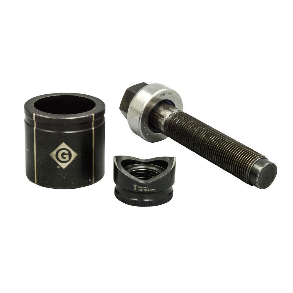 Greenlee 1″ Conduit Size Standard Round Manual Knockout Set - Flockneti
