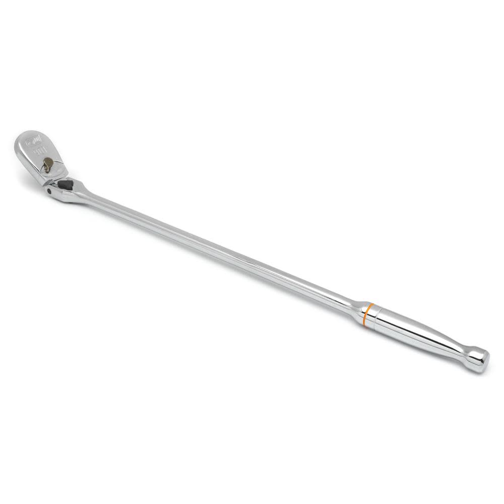 GEARWRENCH 1/2″ Drive 90-Tooth Locking Flex Head Teardrop Ratchet 24″ - Flockneti