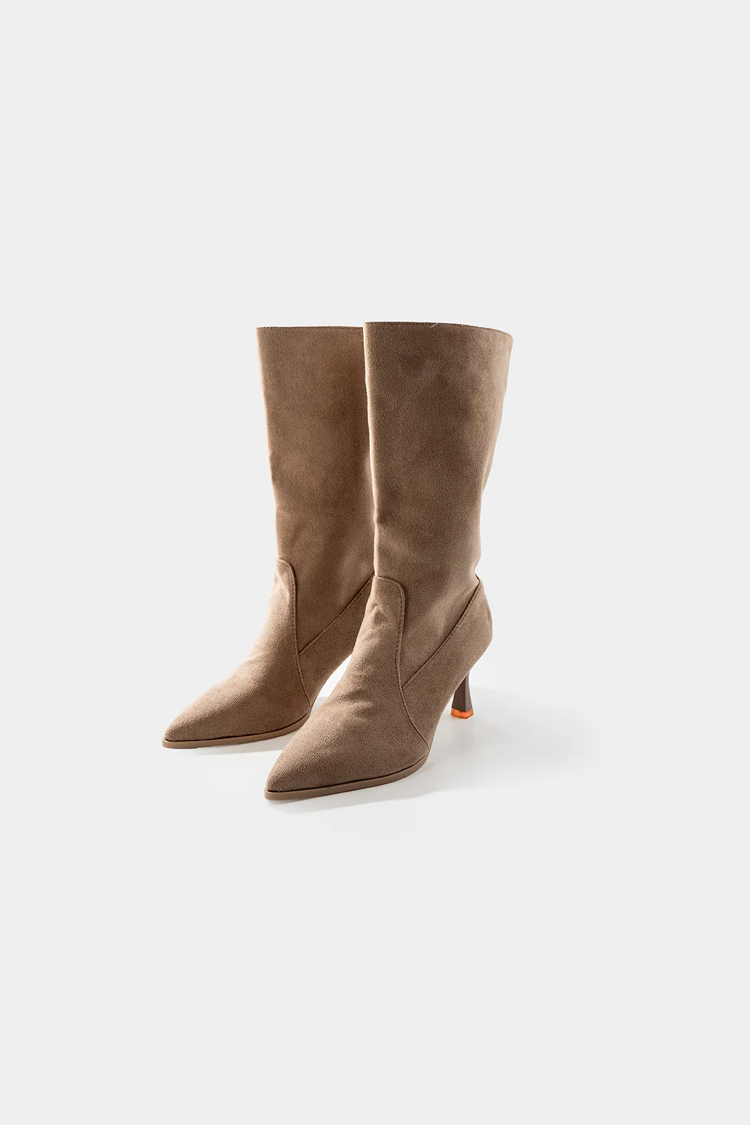 Ruched Toe Ankle Boots - Flockneti