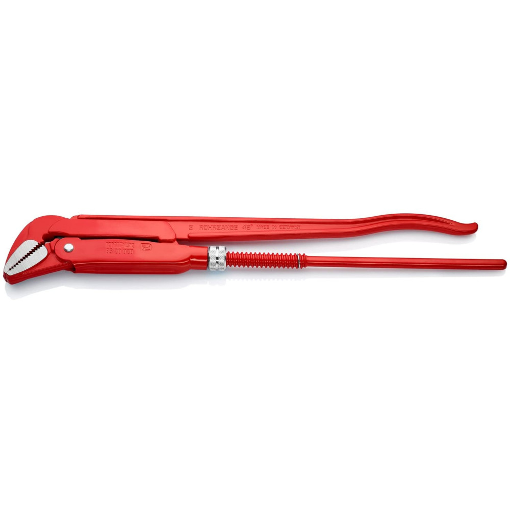 Knipex Pipe Wrench 45 Degree Angled 570 mm Swedish Pattern - Flockneti