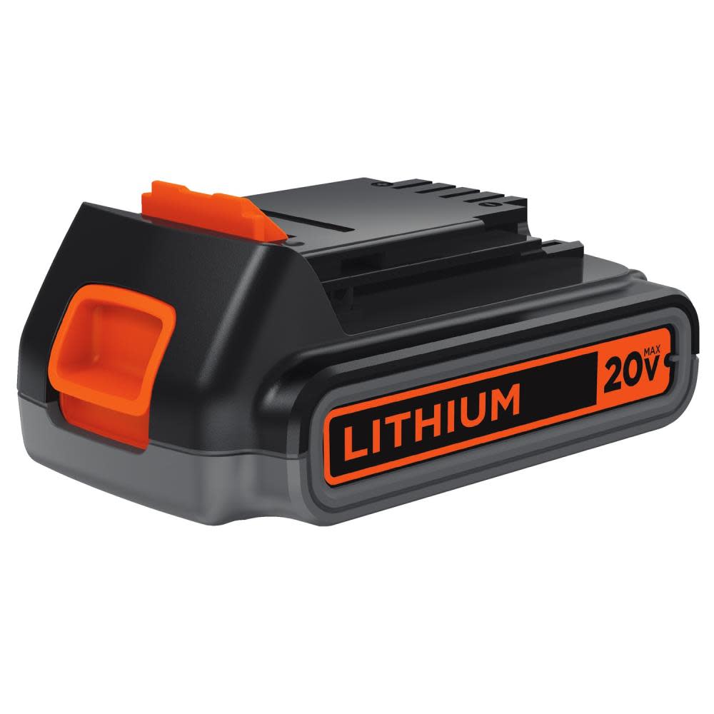Black and Decker 20 volt MAX 2.0 Ah Lithium Battery Pack - Flockneti