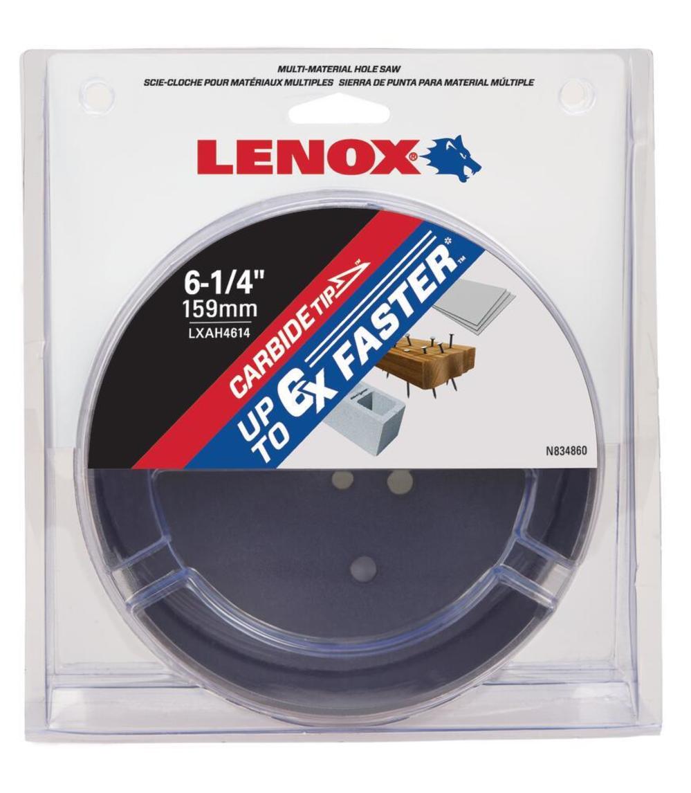 Lenox 6 1/4″ (159MM) MM CARBIDE HOLE SAW - Flockneti