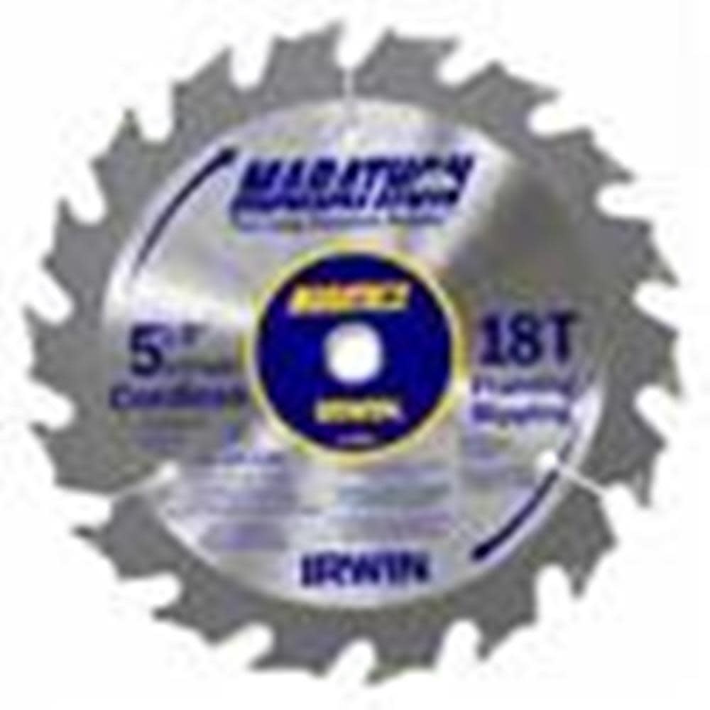Irwin 5-3/8 In. 24T MARATHON Thin Kerf Carded Circular Saw Blade - Flockneti