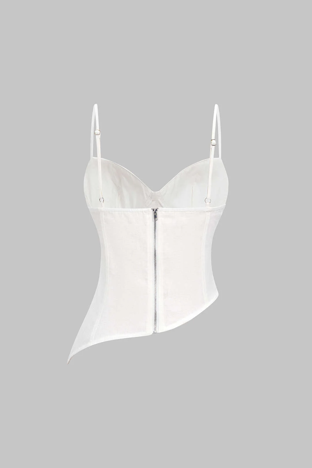 Linen Asymmetrical Cami Top - Flockneti