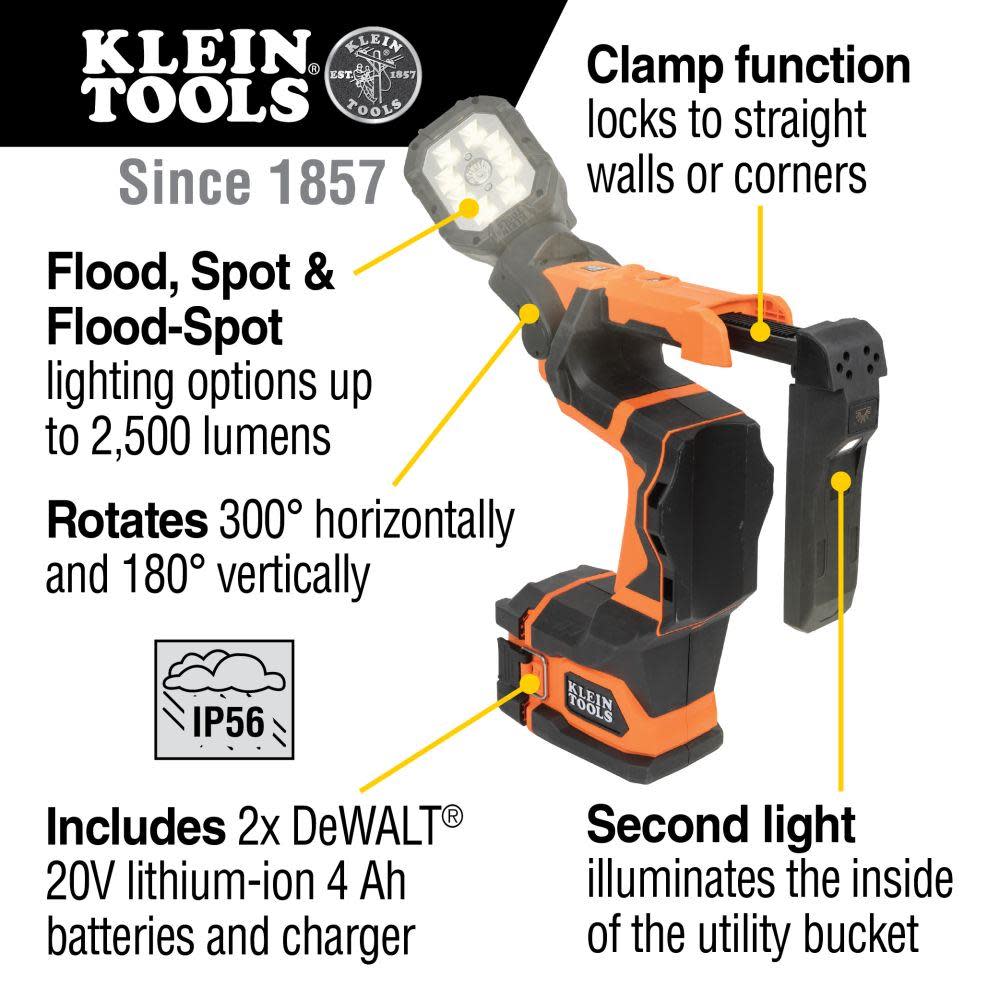 Klein Tools Utility Bucket Light Kit - Flockneti